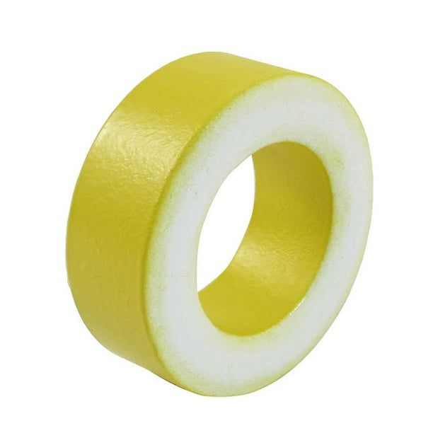 50x T50-26 Yellow White 7.5mm Inner Diameter Ferrite Ring Iron Toroid Cores